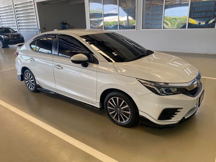 Honda City 2021 1.0 SV Sedan เบนซิน ไม่ติดแก๊ส เกียร์อัตโนมัติ ขาว รูปที่ 2