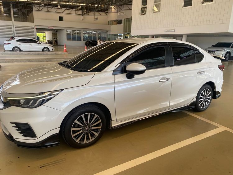 Honda City 2021 1.0 SV Sedan เบนซิน ไม่ติดแก๊ส เกียร์อัตโนมัติ ขาว