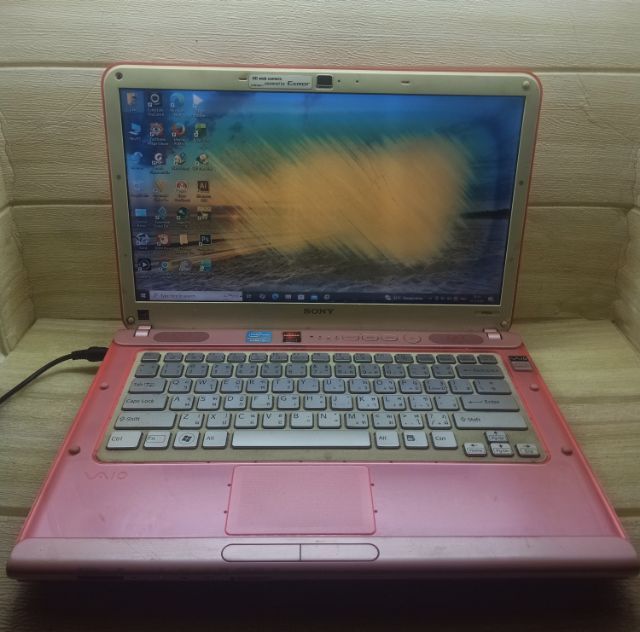 ขายโน้ตบุ๊คสเปคดี SONY VAIO  Core i5 แรม 8  เครื่องใช้งานได้ปกติ จอมีตำหนิตามรูป รูปที่ 3