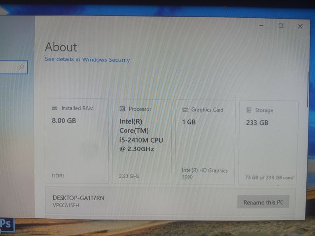 ขายโน้ตบุ๊คสเปคดี SONY VAIO  Core i5 แรม 8  เครื่องใช้งานได้ปกติ จอมีตำหนิตามรูป รูปที่ 2