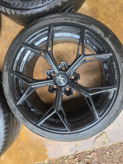 ล้อflowforming5รู114พร้อบยางครบชุดขอบ18 รูปที่ 8