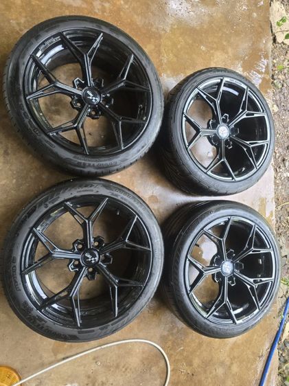 ล้อflowforming5รู114พร้อบยางครบชุดขอบ18 รูปที่ 2