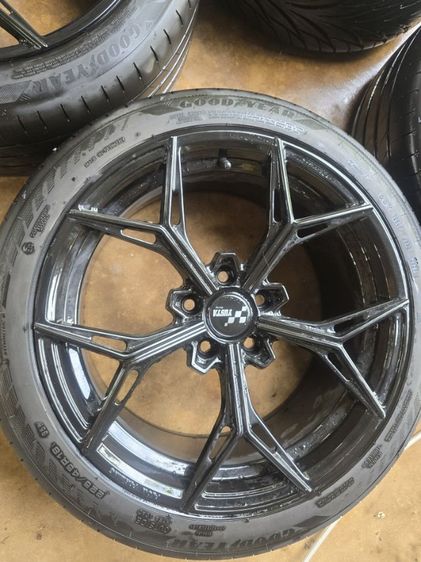 ล้อflowforming5รู114พร้อบยางครบชุดขอบ18 รูปที่ 4