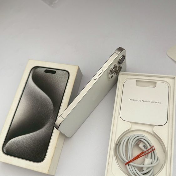 iPhone 15 Pro 256g สีขาว สภาพสวยมาก รูปที่ 9