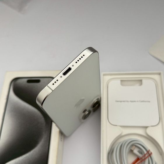 iPhone 15 Pro 256g สีขาว สภาพสวยมาก รูปที่ 6