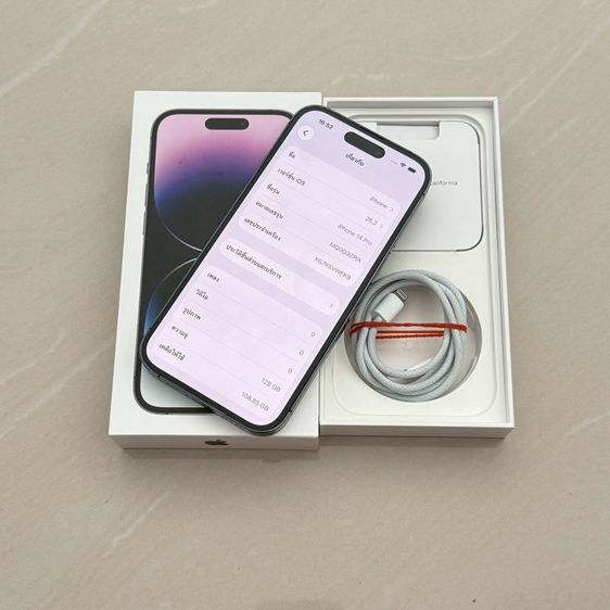 iPhone 14 pro 128g สีม่วง สภาพสวยมาก รูปที่ 3