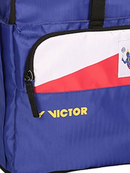 กระเป๋าแบดมินตัน Victor รุ่น Thomas Uber Cup 2022 atBangkok Thailand สีน้ำเงินของใหม่ป้ายห้อย รูปที่ 8