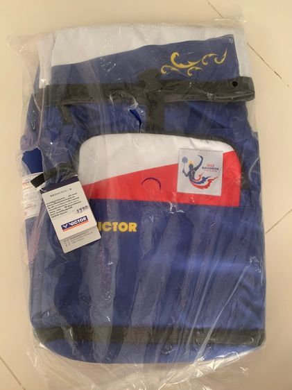 กระเป๋าแบดมินตัน Victor รุ่น Thomas Uber Cup 2022 atBangkok Thailand สีน้ำเงินของใหม่ป้ายห้อย