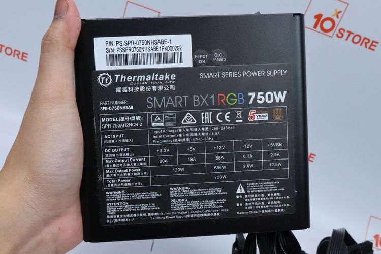 PSU THERMALTAKE SMART BX1 RGB 750W 80 PLUS BRONZE รูปที่ 5
