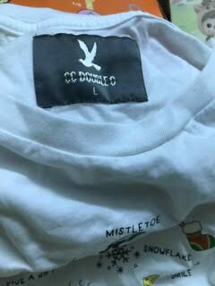 เสื้อยืด คอกลม CC DOUBLE O SIZE L 💕 ♥️♥️♥️ รูปที่ 15