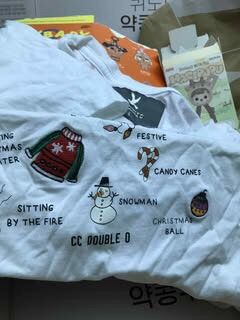 เสื้อยืด คอกลม CC DOUBLE O SIZE L 💕 ♥️♥️♥️ รูปที่ 2