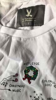 เสื้อยืด คอกลม CC DOUBLE O SIZE L 💕 ♥️♥️♥️ รูปที่ 9