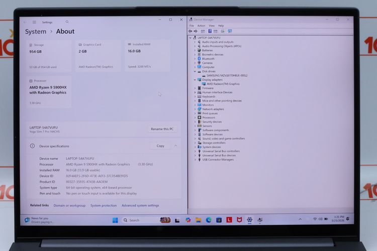 LENOVO YOGA SLIM 7 PRO Ryzen 9 5900HX RAM16-1TB รูปที่ 3