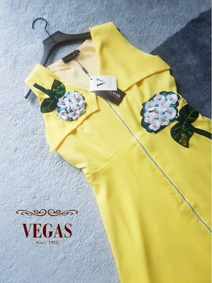 เดรสยาวสีเหลือง รูปที่ 3