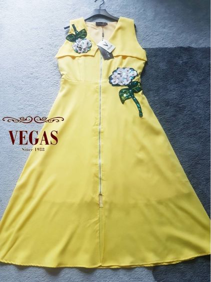 เดรสยาวสีเหลือง รูปที่ 2