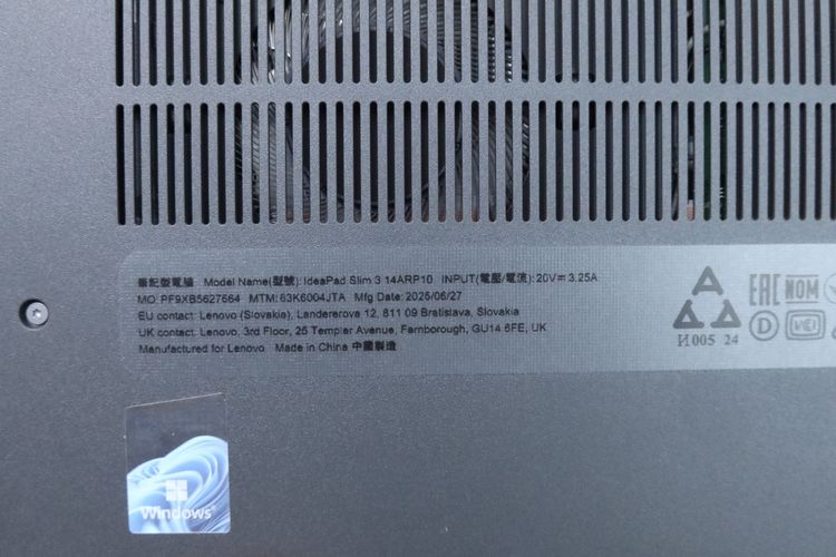 LENOVO IDEAPAD SLIM 3 Ryzen 7 7735HS RAM16-512GB รูปที่ 15