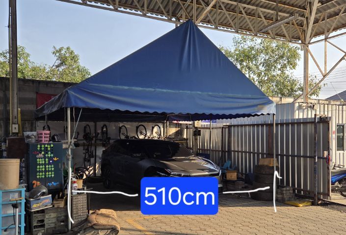 เต็นท์​ผ้าใบ​ 5x6เมตร รูปที่ 2