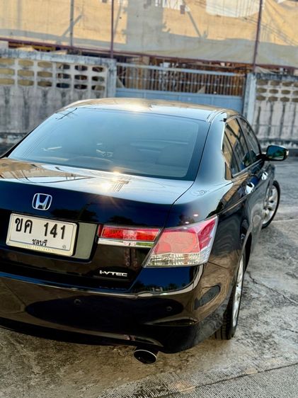 Honda Accord 2011 2.0 EL Sedan เบนซิน ไม่ติดแก๊ส เกียร์อัตโนมัติ ดำ รูปที่ 4