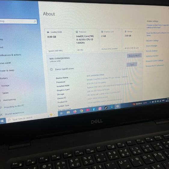 Dell Latitude 3490 Core i5 Gen 8 รูปที่ 6