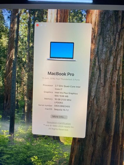 MacBook Pro 2018 รูปที่ 3