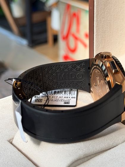Mido Ocean Star Chronograph Rose Gold PVD (New Old Stock) NOS  รูปที่ 9