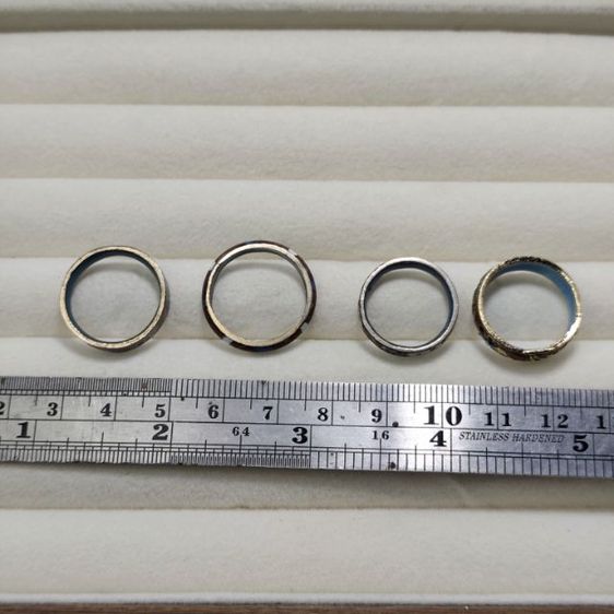 🔖แหวนกังไส 4 วง คละไซส์ ของจริงสวยมาก งานจากต่างประเทศ รูปที่ 9