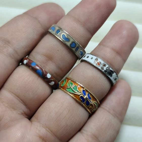 🔖แหวนกังไส 4 วง คละไซส์ ของจริงสวยมาก งานจากต่างประเทศ รูปที่ 2