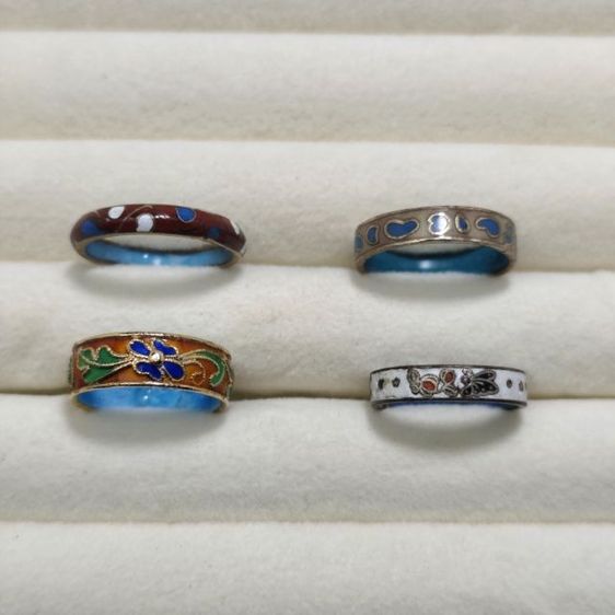 🔖แหวนกังไส 4 วง คละไซส์ ของจริงสวยมาก งานจากต่างประเทศ รูปที่ 10