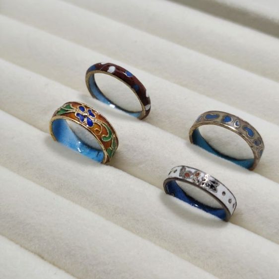 🔖แหวนกังไส 4 วง คละไซส์ ของจริงสวยมาก งานจากต่างประเทศ รูปที่ 3