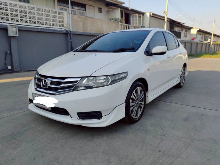 Honda City 2012 Sedan เบนซิน ไม่ติดแก๊ส เกียร์อัตโนมัติ ขาว รูปที่ 3