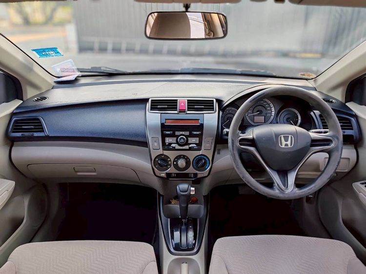Honda City 2012 Sedan เบนซิน ไม่ติดแก๊ส เกียร์อัตโนมัติ ขาว รูปที่ 4