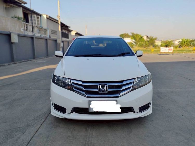 Honda City 2012 Sedan เบนซิน ไม่ติดแก๊ส เกียร์อัตโนมัติ ขาว รูปที่ 2
