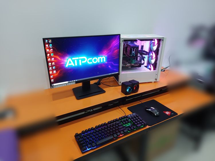 ขายคอมพิวเตอร์  พร้อมใช้ RYZEN 5 2400G RAM 16GB RX 580 2048SP จอ 24นิ้ว  100Hz ครบชุด รูปที่ 3