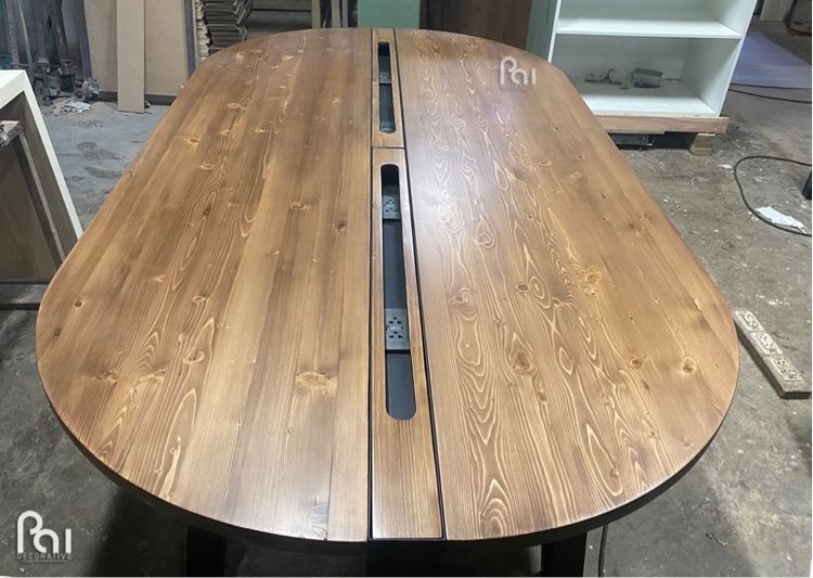โต๊ะประชุม Meeting Table งานมีดีไซน์ ไม่จำเจ โดยช่างไม้ฝีมือคนไทย  รูปที่ 5