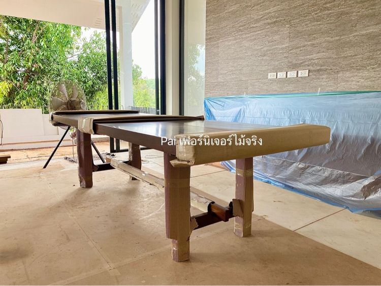 โต๊ะประชุม โต๊ะทำงานแบบ Co-Working ไม้จริง สไตล์โมเดิร์น  รูปที่ 11