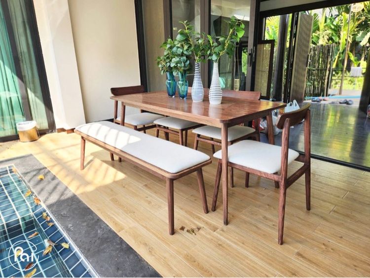 โต๊ะทำงาน โต๊ะเขียนหนังสือ โดยช่างฝีมือคนไทย รูปที่ 18