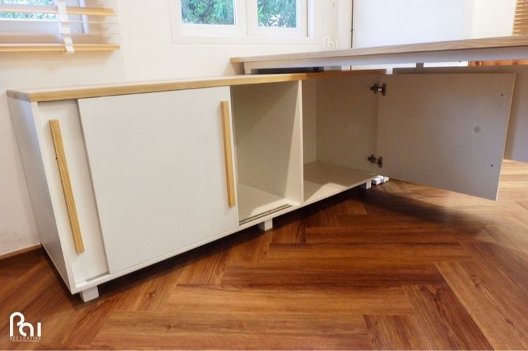 โต๊ะทำงาน โต๊ะเขียนหนังสือ โดยช่างฝีมือคนไทย รูปที่ 5