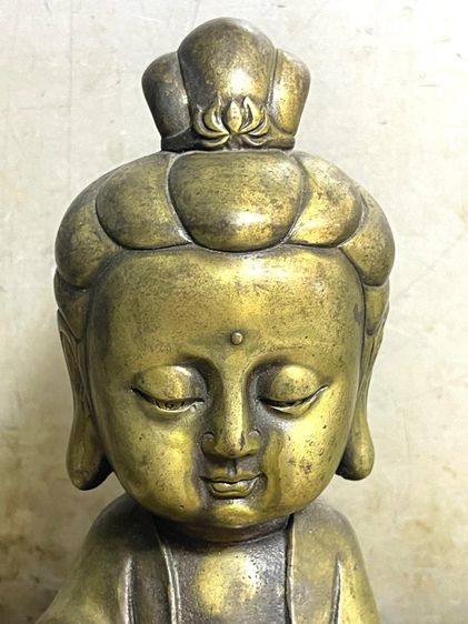 เจ้าแม่กวนอิม ทองเหลืองสะสมC1 รูปที่ 2