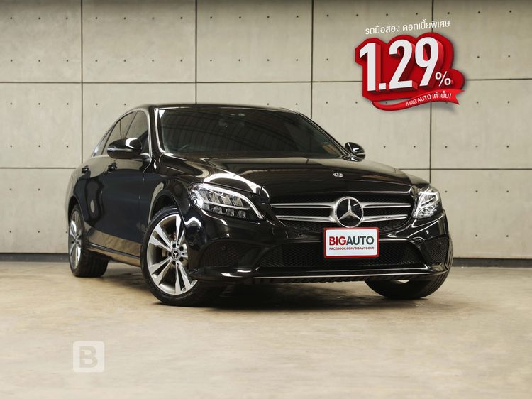Mercedes-Benz C-Class 2019 C220 Sedan ดีเซล ไม่ติดแก๊ส เกียร์อัตโนมัติ ดำ