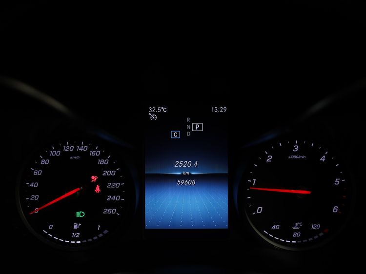 Mercedes-Benz C-Class 2019 C220 Sedan ดีเซล ไม่ติดแก๊ส เกียร์อัตโนมัติ ดำ รูปที่ 3