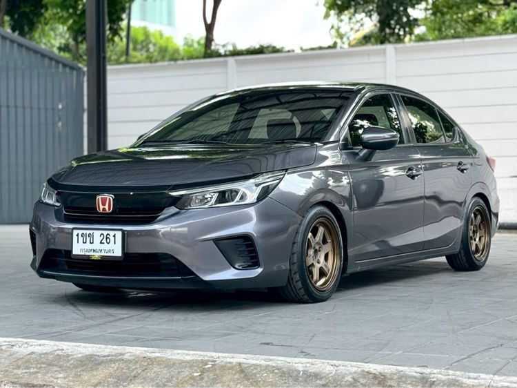 Honda City 2020 1.0 V Sedan เบนซิน ไม่ติดแก๊ส เกียร์อัตโนมัติ เทา รูปที่ 3