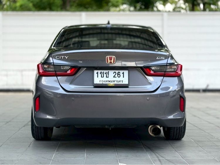 Honda City 2020 1.0 V Sedan เบนซิน ไม่ติดแก๊ส เกียร์อัตโนมัติ เทา รูปที่ 4