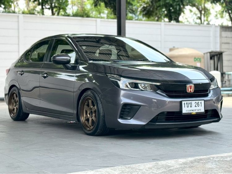 Honda City 2020 1.0 V Sedan เบนซิน ไม่ติดแก๊ส เกียร์อัตโนมัติ เทา รูปที่ 2