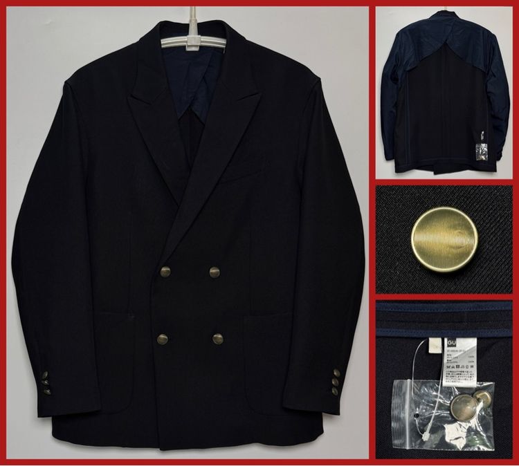 ⚠️ของใหม่‼️เสื้อสูทลำลอง GU ของแท้ หรูกระดุมทอง