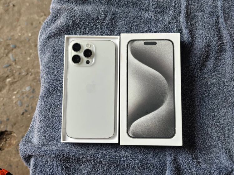 iPhone 15 Pro max 512 GB สี Silver Titanium 