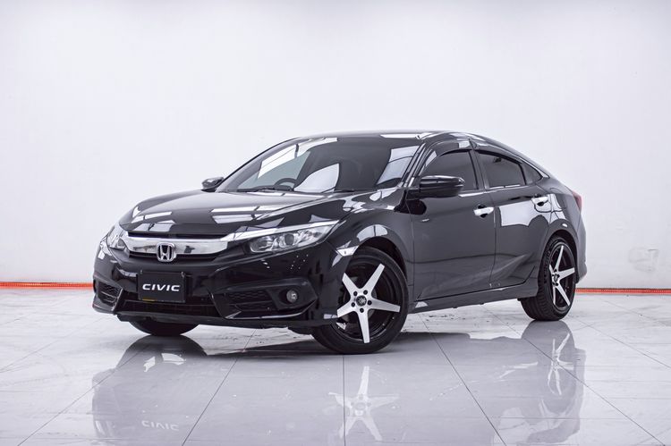 Honda Civic 2016 1.8 EL i-VTEC Sedan เบนซิน ไม่ติดแก๊ส เกียร์อัตโนมัติ ดำ