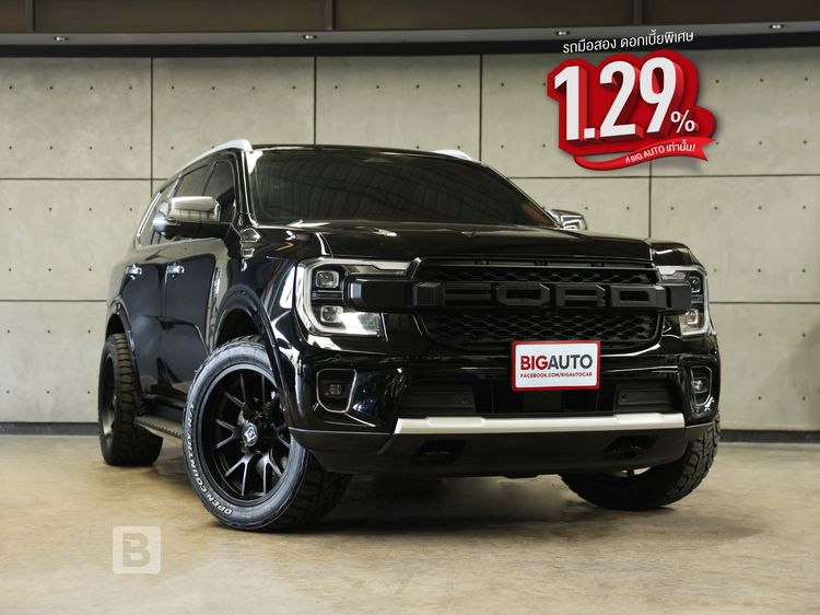 รถ Ford Everest 2.0 Titanium Plus 4WD สี ดำ