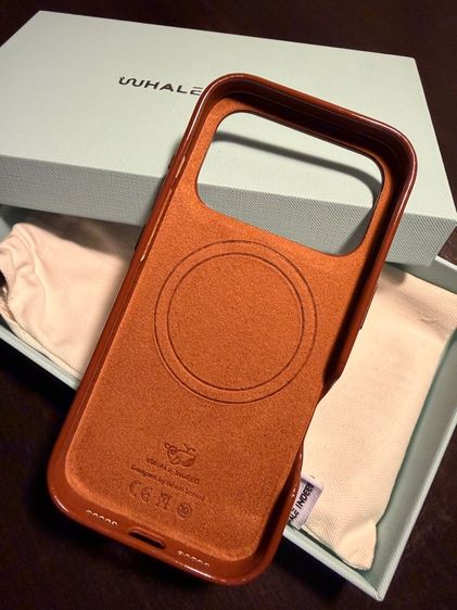 Hagen case with magnetic-Whale indeed iPhone 17pro series (มือสอง) รูปที่ 3