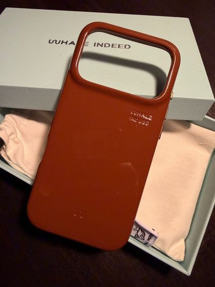 Hagen case with magnetic-Whale indeed iPhone 17pro series (มือสอง) รูปที่ 2