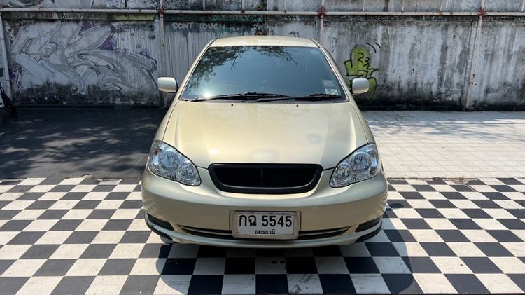 Toyota Altis 2005 1.6 E Sedan เบนซิน ไม่ติดแก๊ส เกียร์อัตโนมัติ น้ำตาล